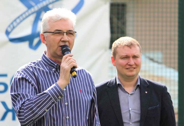 Открытие футбольных кортов в Орджоникидзевском районе  